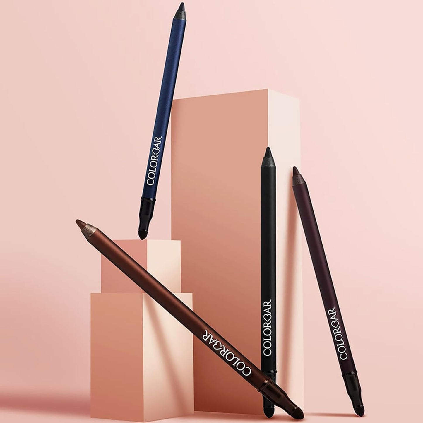 Colorbar Just Smoky Eye Pencil - Eyeliner Pencil with Built-in Smudger - Waterproof Formula - Matte Finish - 006 Just Brown - 0.04 oz