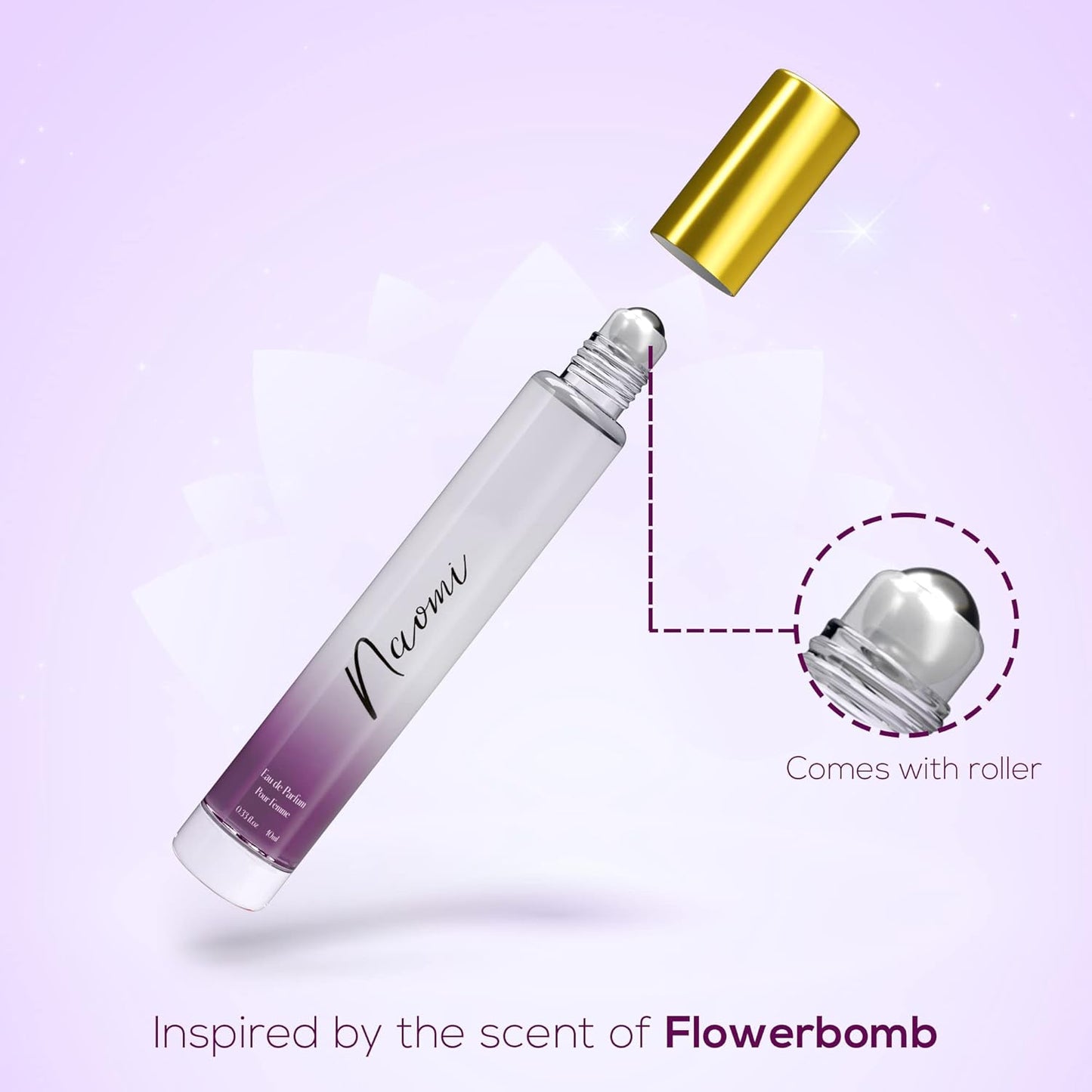 Womens Perfume Rollerball Set - 3 INSPIRED Perfumes for Women - (0.33 fl oz / 10 ml each)