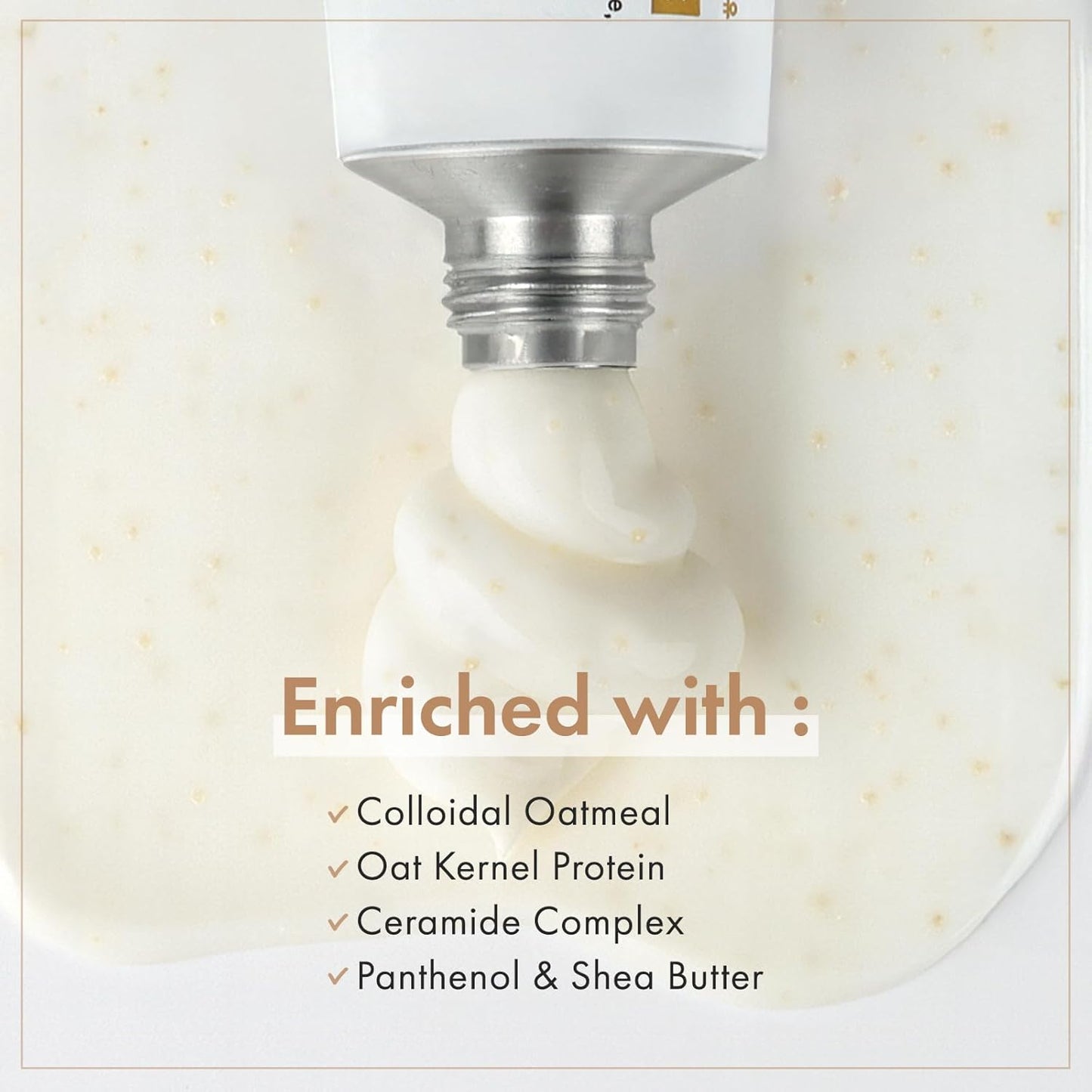 TOSOWOONG Real Oatmeal Relief Cream, Daily Face Moisturizer, Blemish Relief Care, Soothing Recovery, Moisture, Colloidal Oatmeal, Ceramide, Panthenol, Hyaluronic Acid, Korean Skincare 50ml 1.69 fl.oz.