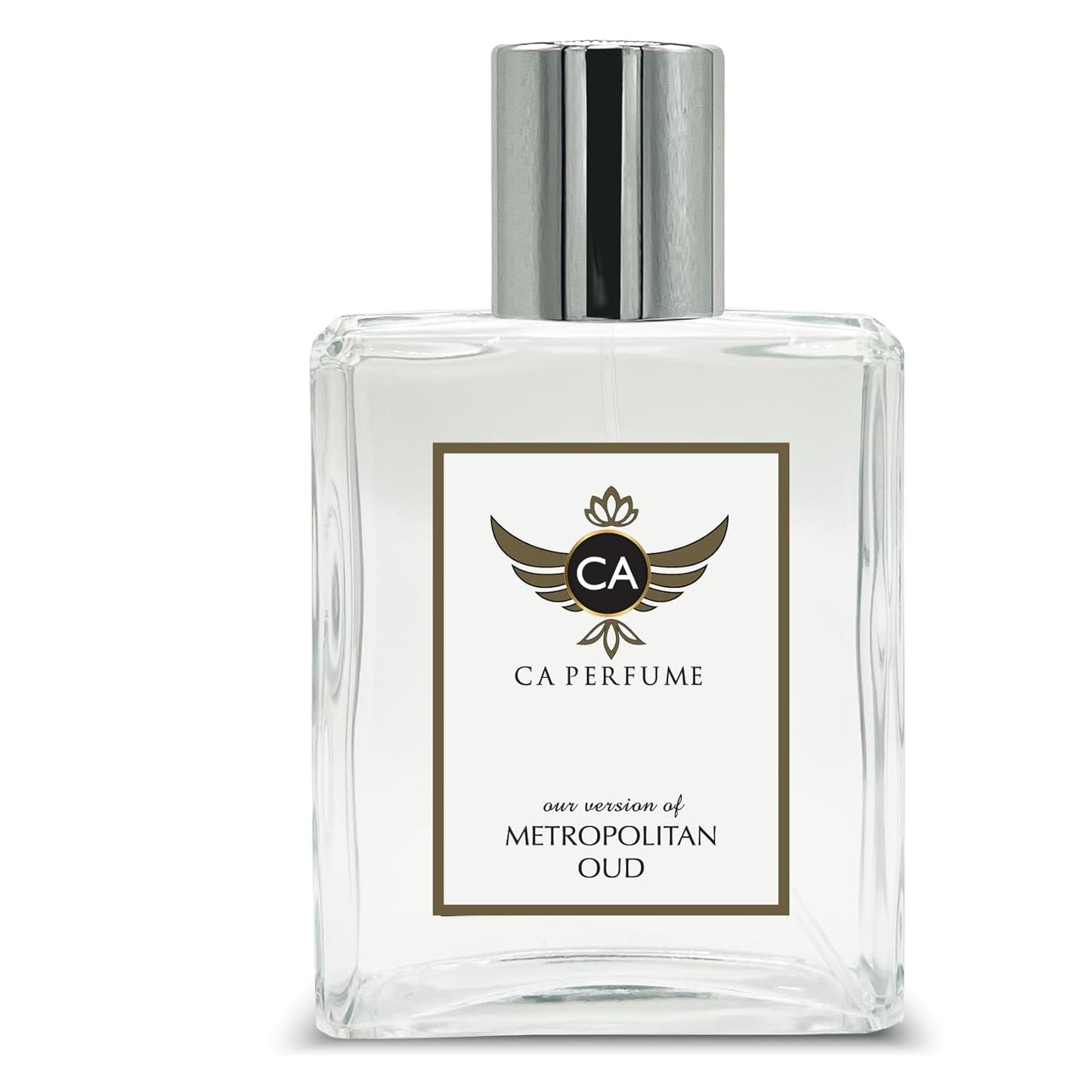 CA Perfume Impression of Metropolitan Oud For Women & Men Fragrance Dupes Eau de Parfum Spray Bottle 3.4 Fl Oz/100ml