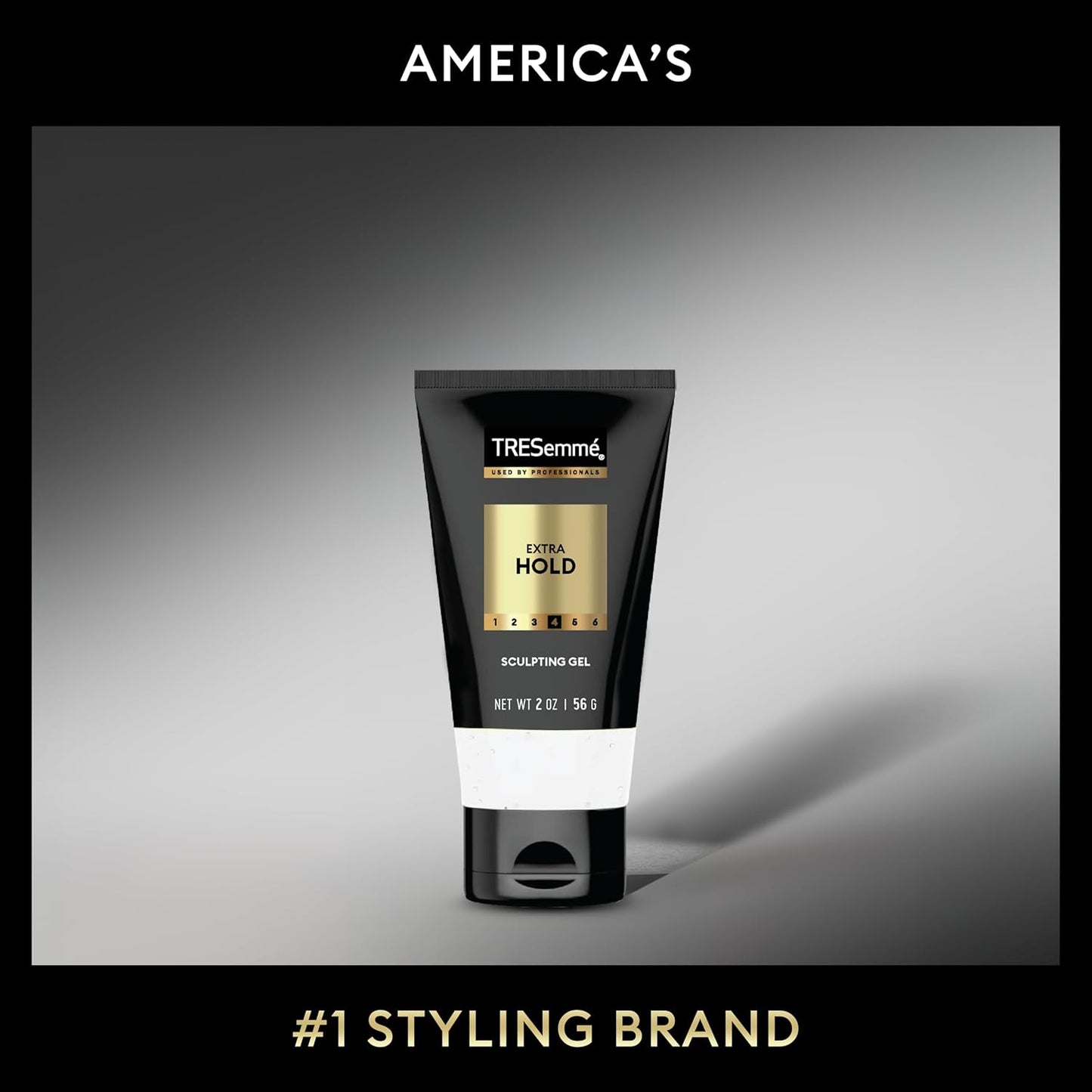 TRESemmé Hair Gel Extra Hold Pack of 24 For an Strong Hold and Lasting Shine Extra Firm Control Styling Gel for All Hair Types 2 oz