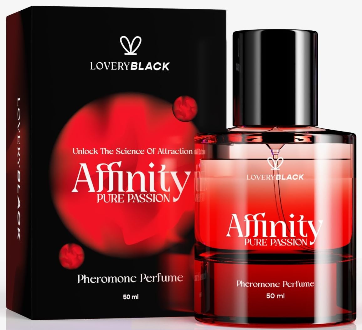 Affinity Pure Passion Unisex Pheromone Perfume – Alluring Floral & Sweet W Musk Scent - Pheromones Perfumes, Enhances Attraction & Charisma – Long-Lasting, Irresistible Fragrance for Women & Men.