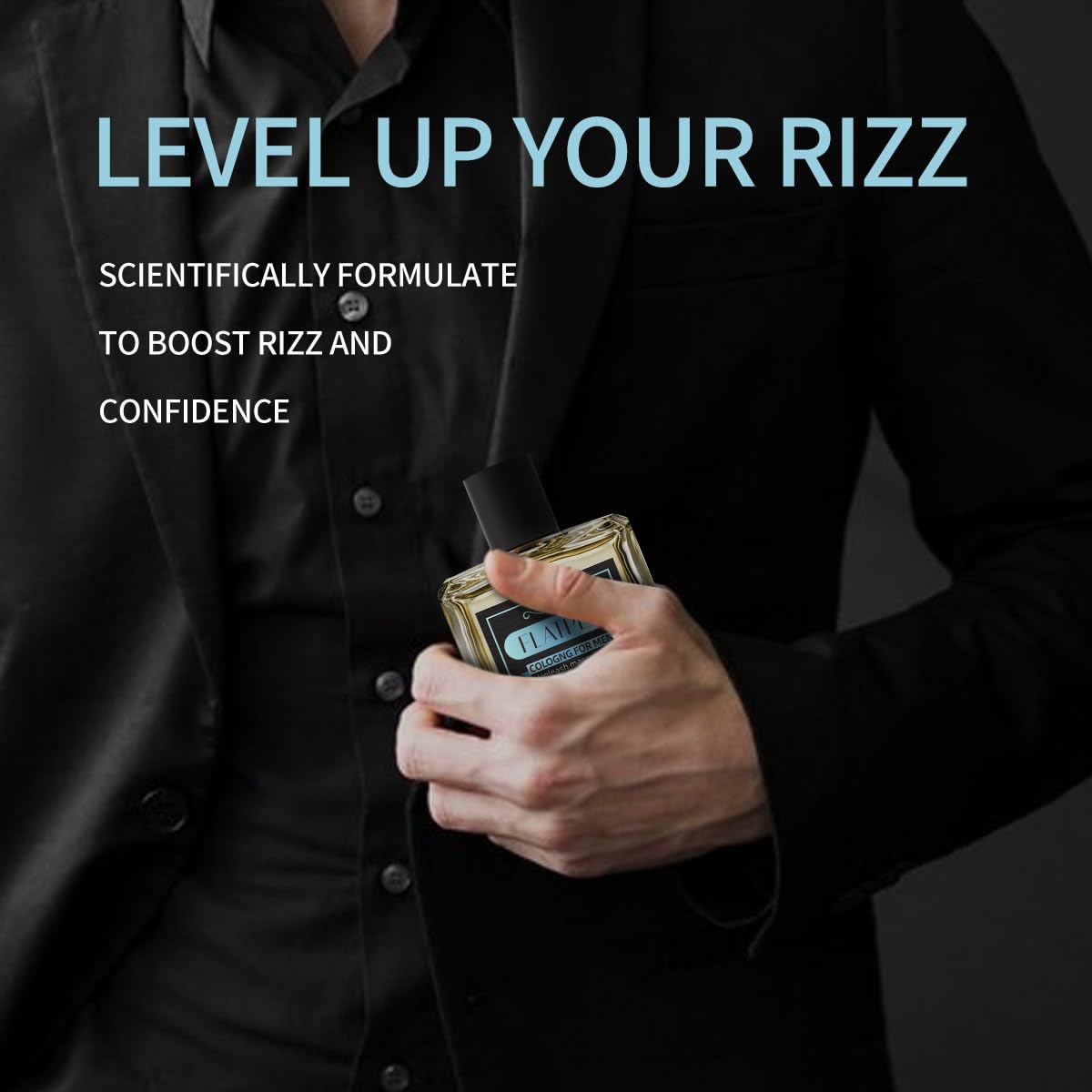 Woody Cologne Perfume for Men Long Lasting 24H - Fresh Spicy Cardamom Amber Scent for Men | Day to Night Versatile Fragrance | 50ml (1.69 Fl Oz)