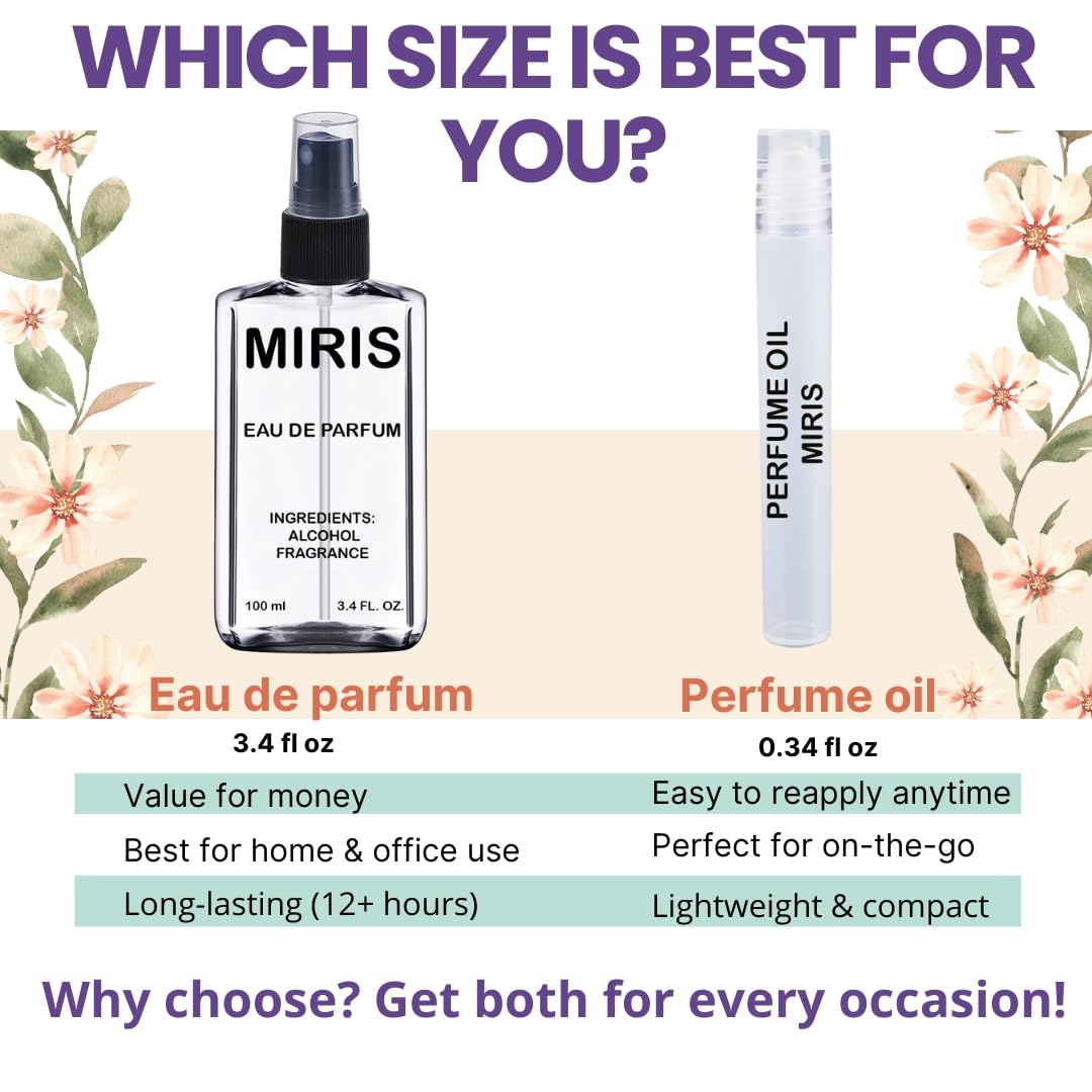 MIRIS No. 48488, Inspired by Island Kiss, Long-Lasting Eau de Parfum for Women, Spray 3.4 Fl Oz / 100 ml