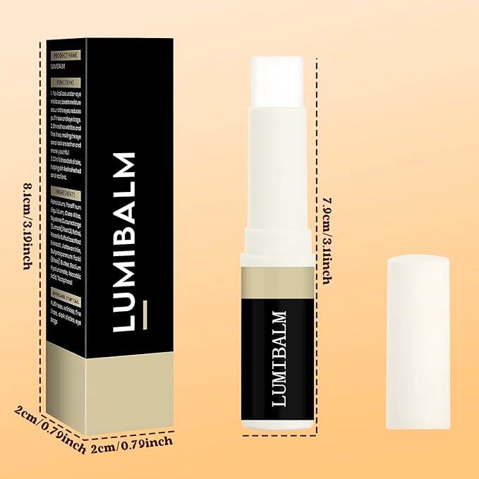 2PCS Lumibalm Stick For Under Eye Bags,Lumibalm Eye Serum Stick,For Eye Bags,For Puffiness and Bags Reduces Fine Lines