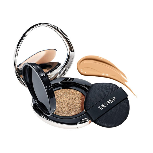 TIMELESS LUMINA MATTE PERFECTION CUSHION | Full Coverage, Weightless, Skin fit, Velvety Matte Finish, Oil-Control Waterproof Fondation, Sweatproof Flawless BB Cream CC (03W WARM FAWN)
