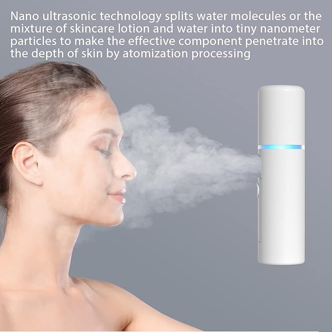 Nano Facial Mister Portable Mini Face Mist Handy Sprayer Automatic Eyelash Extensions Cool Facial Steamer