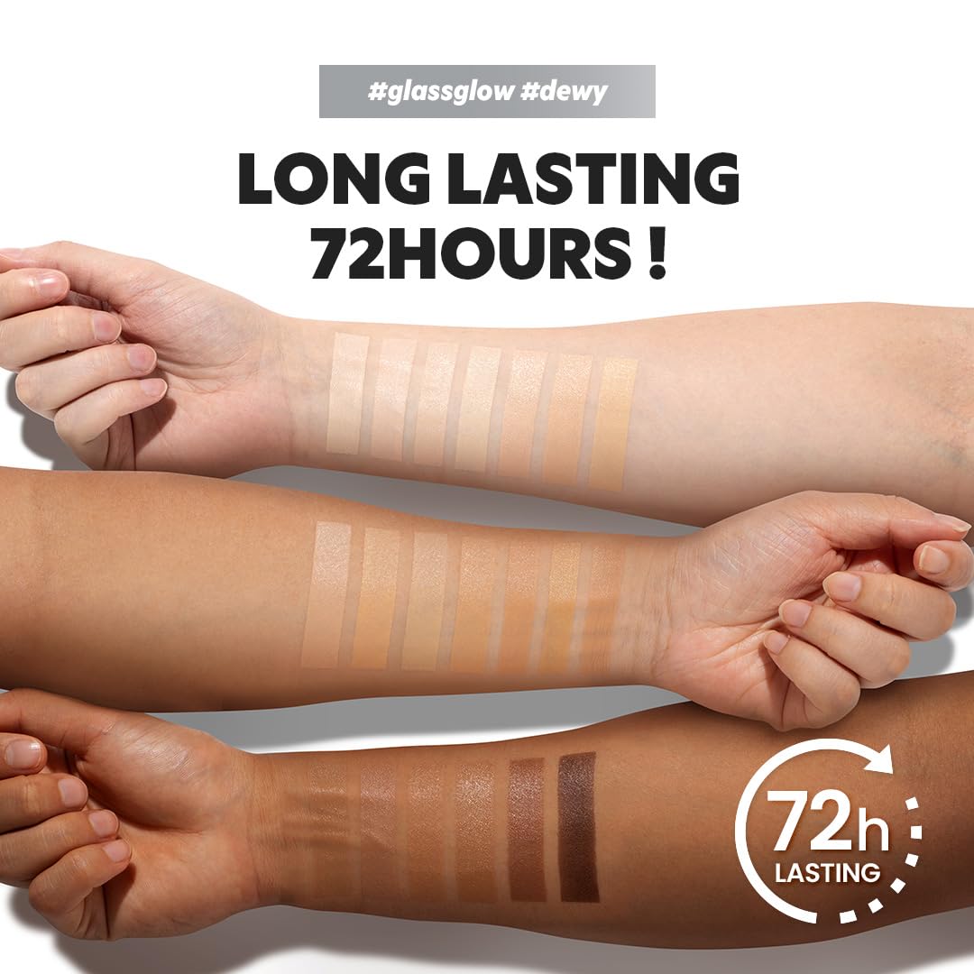 [*Mini Size*] TIRTIR Aura Glow Silver Cushion | Korean Cushion Foundation, (#15C Fair Porcelain, 0.15 Fl Oz)