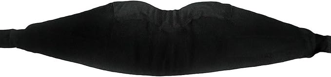 Deluxe Comfort Sleep Soft Memory Foam Eye Mask - 50% Cotton & 50% Polyster - Soft Memory Foam - Adjustable Strap - Sleeping Mask, Black