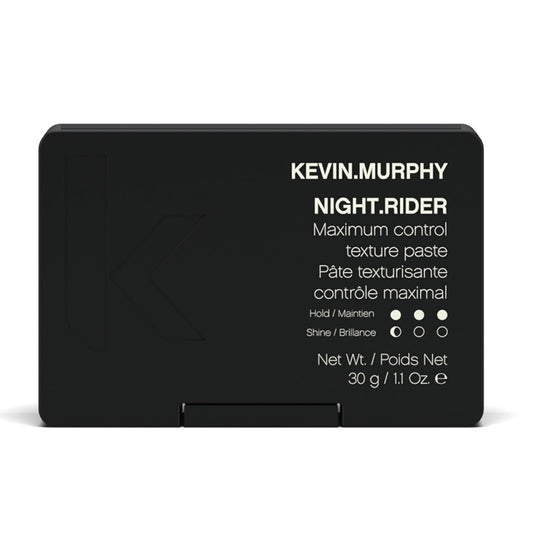 KEVIN.MURPHY NIGHT.RIDER - Strong Hair Paste - For All Hair Types - Hair Moulding Paste - Boosts Hair Shine - Strong Hold Hair Care - Matte Texture - Travel Size - 30 g / 1.1 oz