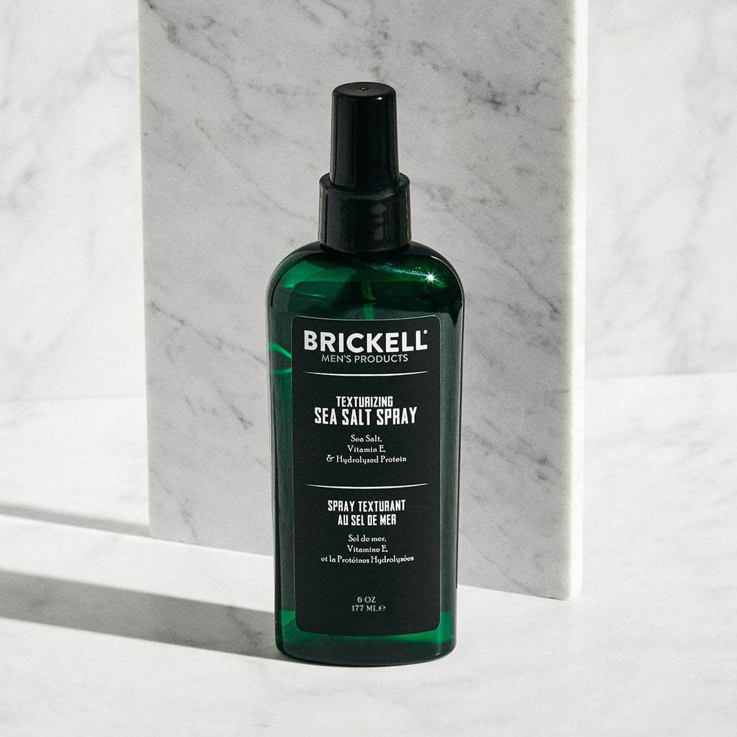 Brickell Men's Texturizing Sea Salt Spray for Men, Natural & Organic, Alcohol-Free, Lifts and Texturizes Hair for a Beach or Surfer Hair Style, 6 Ounce