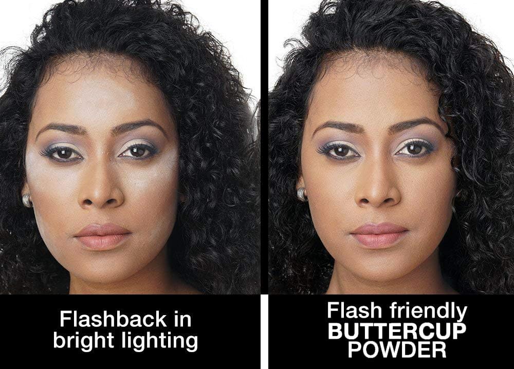 Sacha BUTTERCUP No Color Mini Setting Powder. No Ashy Flashback. Blurs Fine Lines and Pores. Loose, Translucent Face Powder to Set Makeup Foundation or Concealer. For All Skin Tones, 0.35 oz.