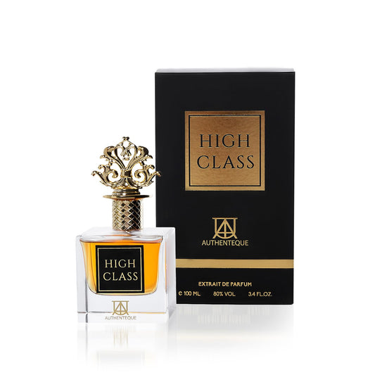 AUTHENTEQUE- High Class - Luxury Unisex Fragrance for Men and Women 3.4OZ(100 ml) - Extrait de Parfum - Long Lasting Unisex Perfume for Daily Wear - Vegan & Cruelty Free