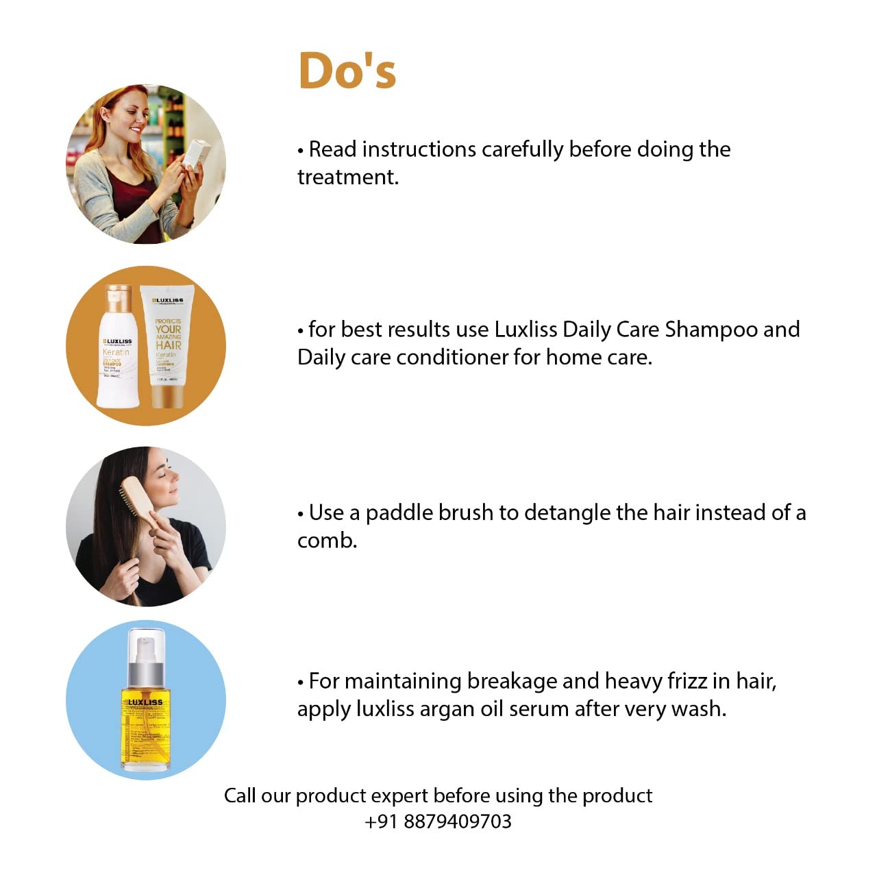 Luxliss Keratin Smoothning Treatment 100 Ml-White