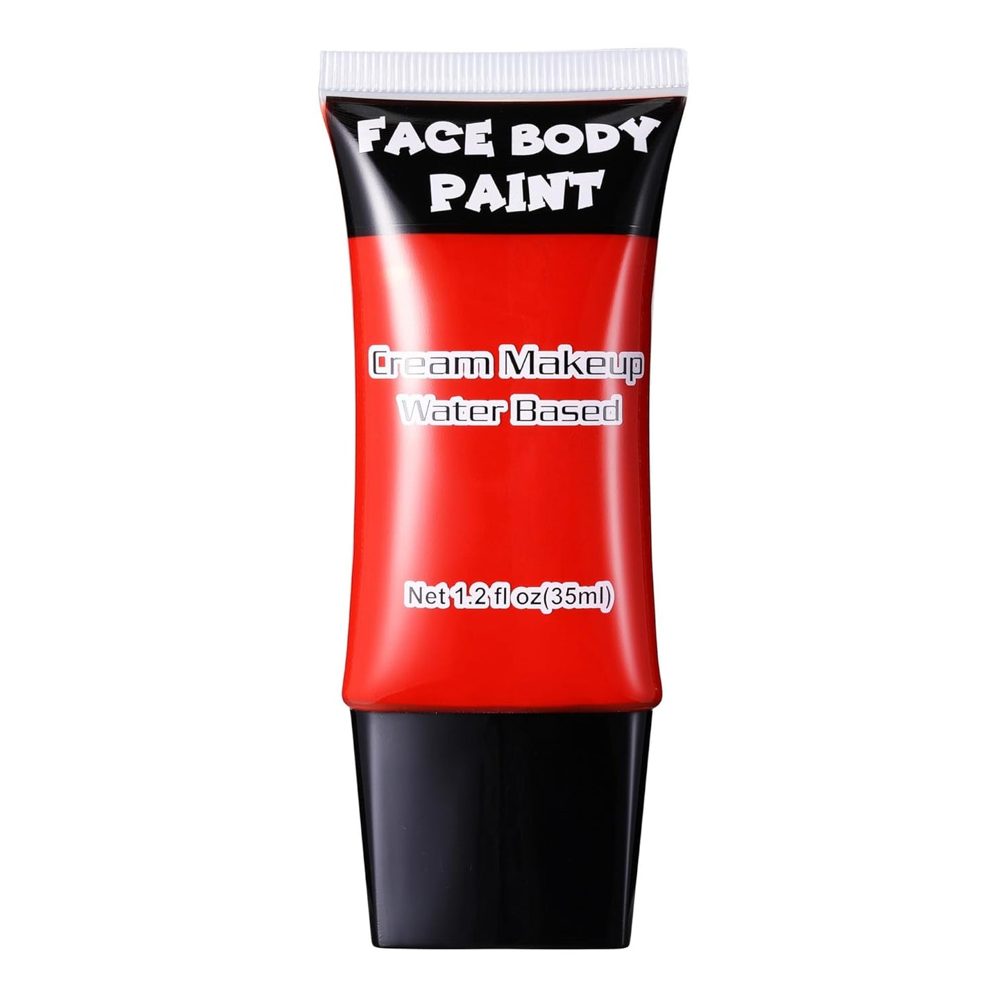 Devil Red Face Paint, Professional Face Painting Kit, Cream FX Water Based Body Paint, Full Coverage Foundation Makeup, SFX Makeup For Halloween Clown Joker Skeleton Pennywise Vampire Cosplay