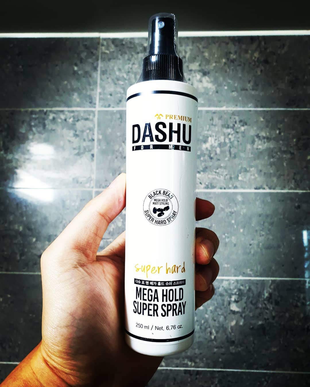 DASHU Premium Mega Hold Super Spray 8.45fl oz – Extra Strong Hold, Dryness Prevention, All-Natural Ingredients