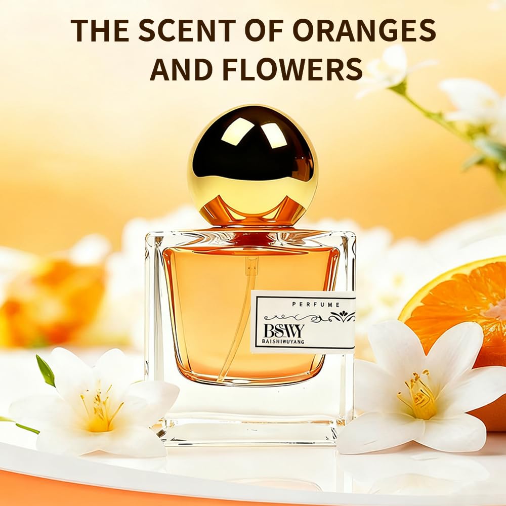 Women's perfume - Orange Blossom, 1.7 Fl Oz/ 50 ML Eau De Parfum, Delicate Floral and Soothing Scent -Perfumes for Women Long Lasting - Premium Ingredients - Everyday Fragrance, Travel Size