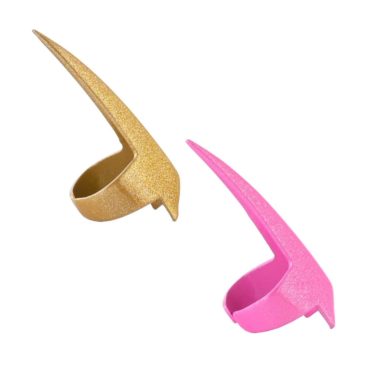 Quick Braid Aid Finger Parting & Sectioning Rings Set - Stainless Steel Stitch Braiding Tool for Durable Dreadlocks, Wig & Human Hair Extensions Installation (2pcs)