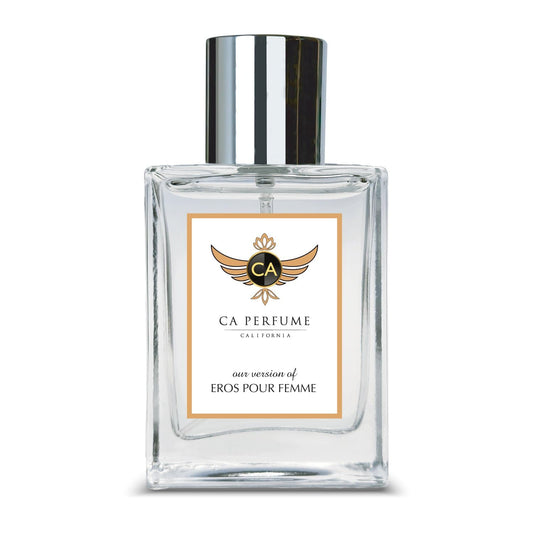 CA Perfume Impression of Eros Pour Femme for Women Floral Woody Musk Fragrance Long Lasting Perfumes for Women Eau De Parfum 1.7 Fl Oz 50ml
