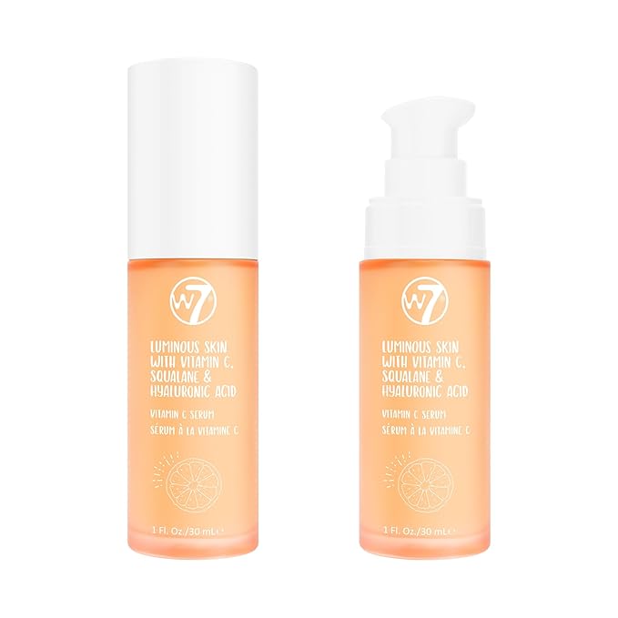 W7 Luminous Skin Vitamin C Serum - Soft Hydrating Cream With Hyaluronic Acid