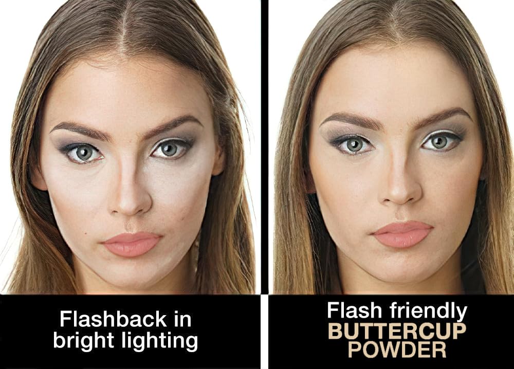 Sacha BUTTERCUP Light Mini Setting Powder. No Ashy Flashback. Blurs Fine Lines and Pores. Loose, Translucent Face Powder to Set Makeup Foundation or Concealer. For Light to Medium Skin Tones, 0.35 oz.