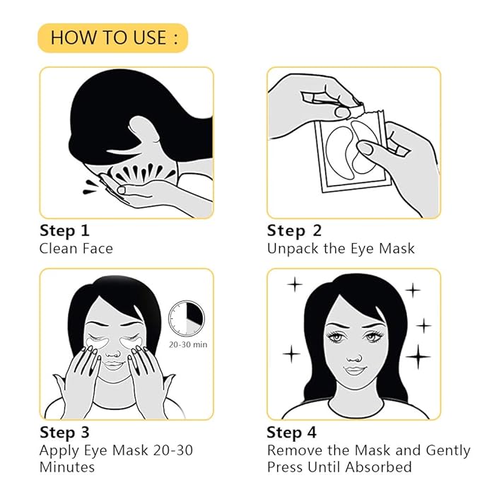 MOND'SUB Premium Under-Eye Mask with Collagen and Hyaluronic Acid for Dark Circles, Puffiness, and Eye Bags - Avocado Moisturizing Anti-Aging Eye Mask - Hydrating Under Eye Patches (30 Pairs)