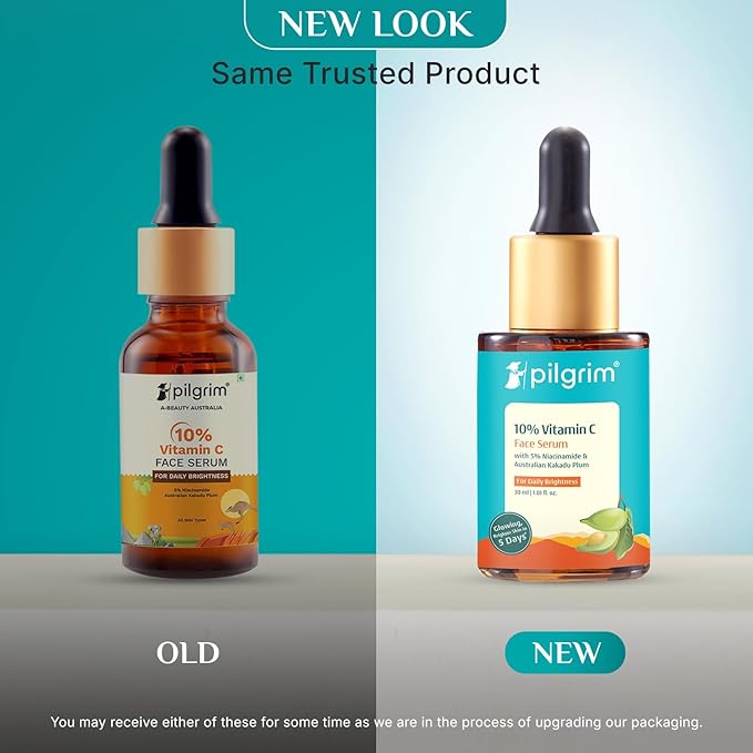 10% Vitamin C Face Serum | Anti Aging Facial Serum with 5% Niacinamide & Kakadu Plum | Reduces Fine Lines, Smooths Skin Texture & Improves Radiance | 1.01 Fl Oz (30ml)