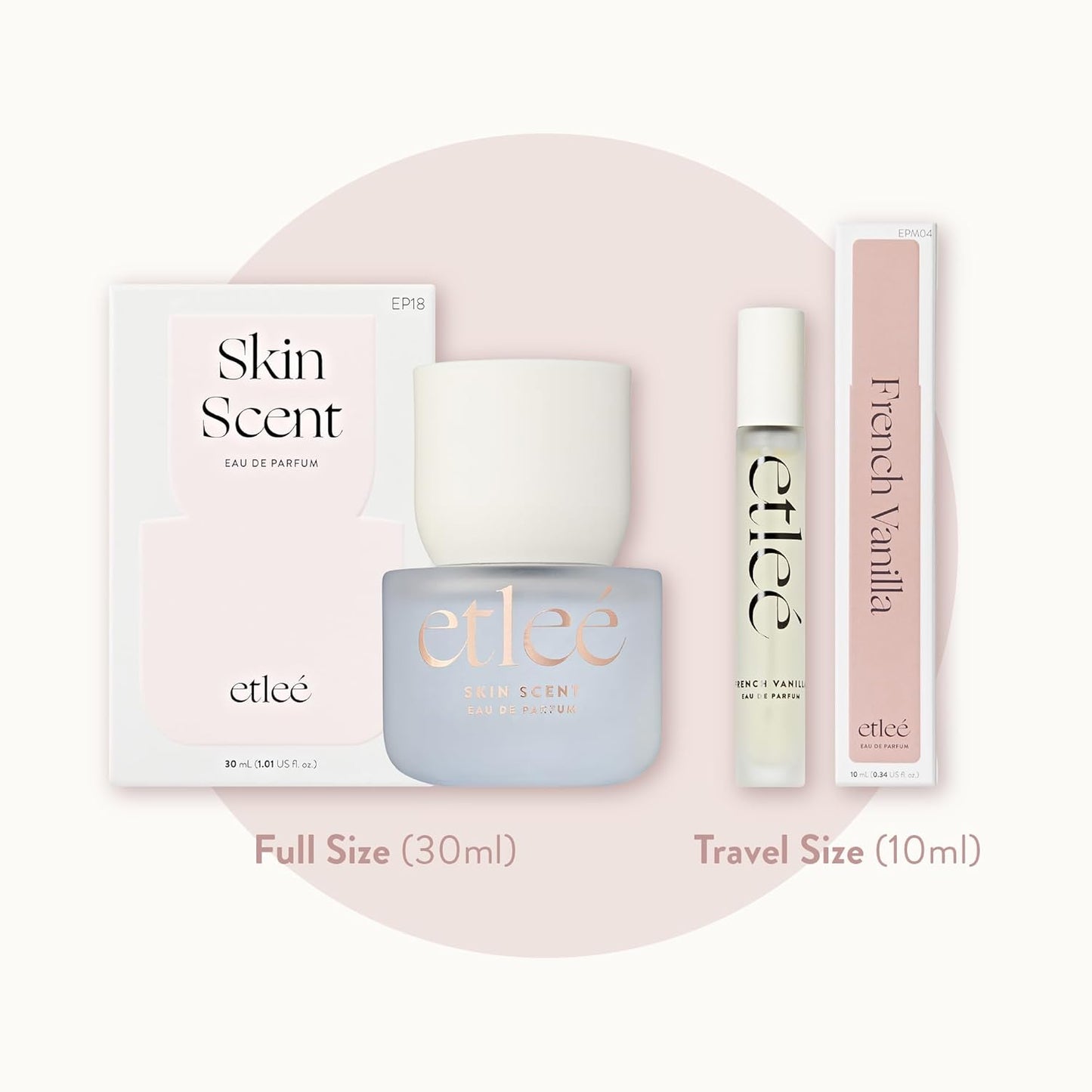 Skin Scent Eau de Parfum 1.01oz, Woody Musky Long Lasting Perfume With Ambroxan & Cetalox, Layerable Luxury Fragrance for Women & Men for Everyday Wear, Clean Scents Made in Korea