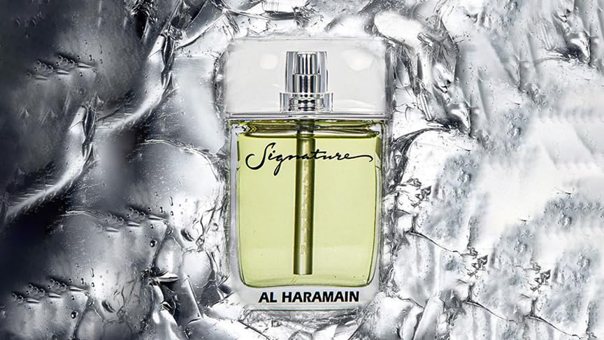 Al Haramain Signature for Unisex Arabian Perfume for Women & Men - Long Lasting Fragrance with Bergamot, Mandarin, Jasmine, Musk, Vanilla & Amber - Arabic Cologne - Eau de Parfum - 3.3 oz EDP Spray