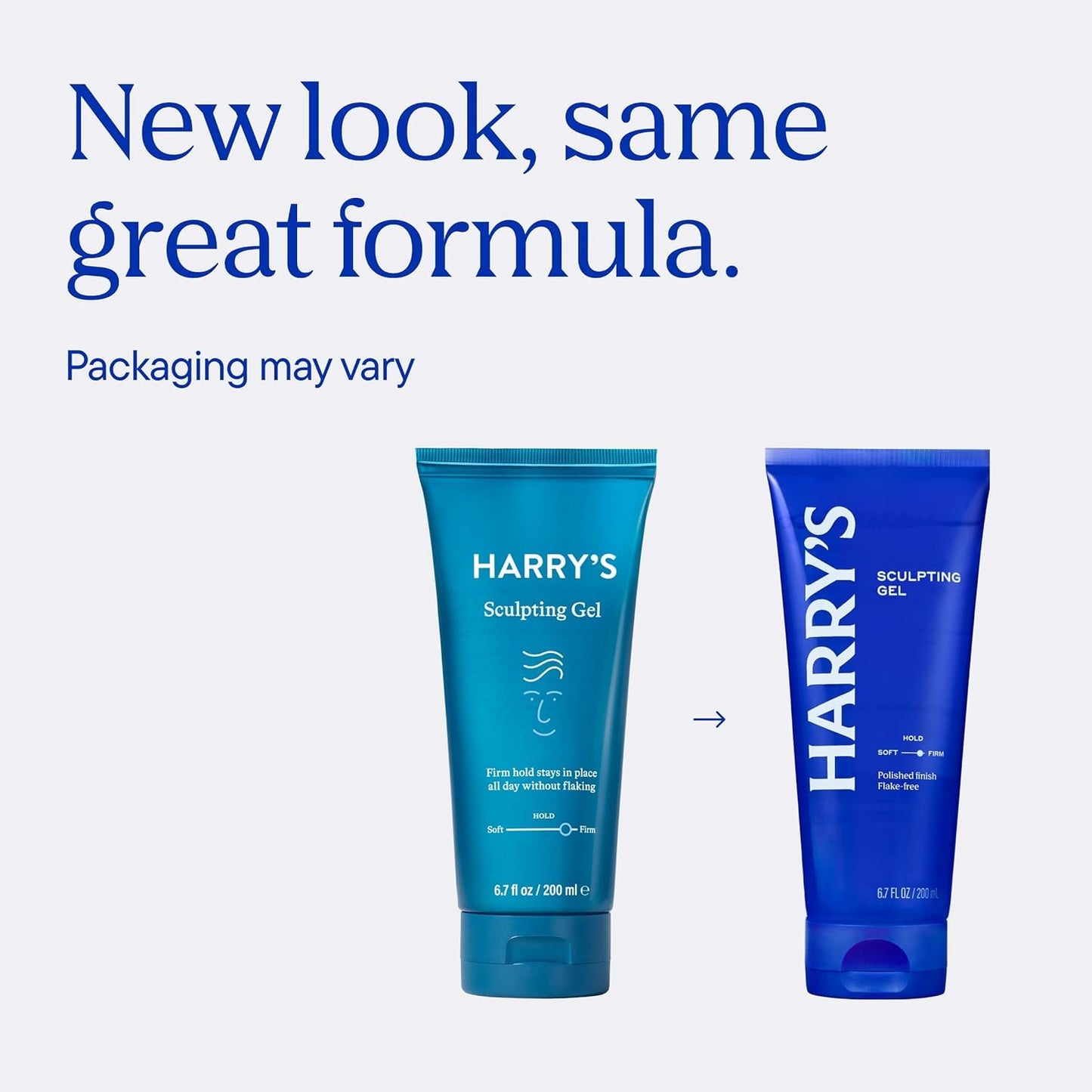 Harry's Hair Gel for Men, Hair Gel with Firm Hold & Polished Finish, 6.7 Fl Oz, 3 Pack