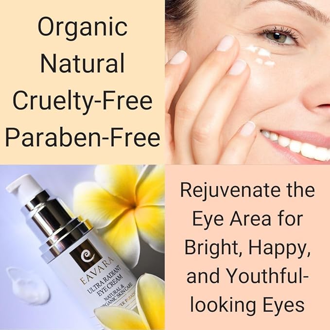 Organic Retinol Night Cream, Anti Aging Eye Cream, and Daily Moisturizer Cream