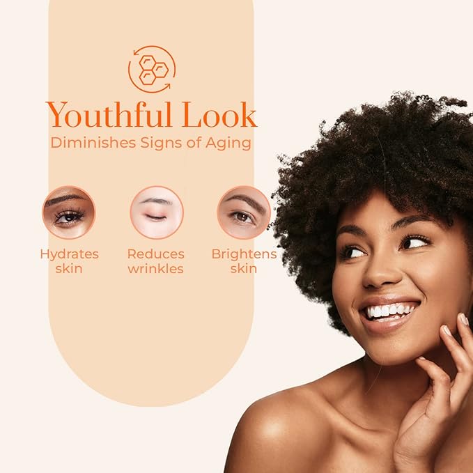 Vitamin C & Collagen Under Eye Patches 3 Pack - Dermatologist Tested, Reduces Dark Circles, Anti-Aging, Natural Ingredients, Cruelty-Free Korean Skincare, All Skin Types - 3 Pairs