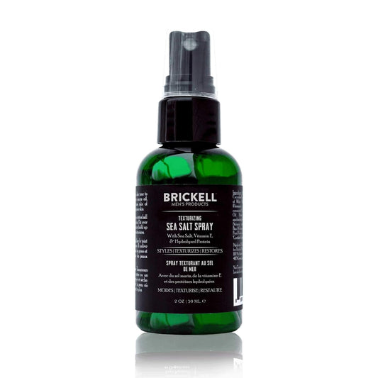 Brickell Men's Texturizing Sea Salt Spray for Men, Natural & Organic, Alcohol-Free, Lifts and Texturizes Hair for a Beach or Surfer Hair Style, 2 Ounce