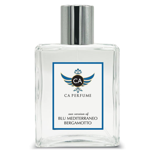 CA Perfume Impression of Parma Blu Mediterraneo Bergamotto For Women & Men Replica Fragrance Dupes Eau de Parfum Spray Bottle 3.4 Fl Oz/100ml-X1