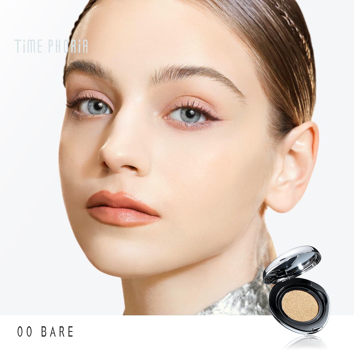 TIMELESS LUMINA MATTE PERFECTION CUSHION | Full Coverage, Weightless, Skin fit, Velvety Matte Finish, Oil-Control Waterproof Fondation, Sweatproof Flawless BB Cream CC (00 BARE)