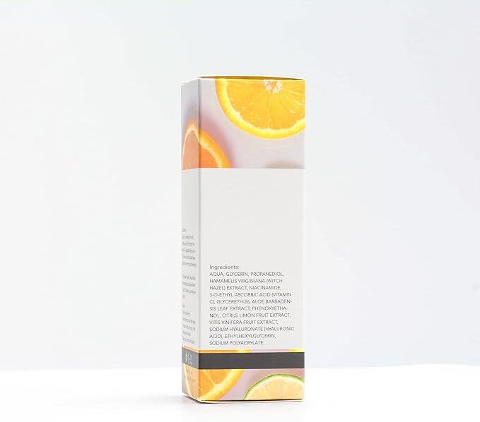 Neutriherbs Vitamin C Toner for Face Alcohol Free Facial Toner with Aloe Vera Witch Hazel Extract Hyaluronic Acid Moisturizing and Smoothing Skin 100ml e/3.38fl. oz.