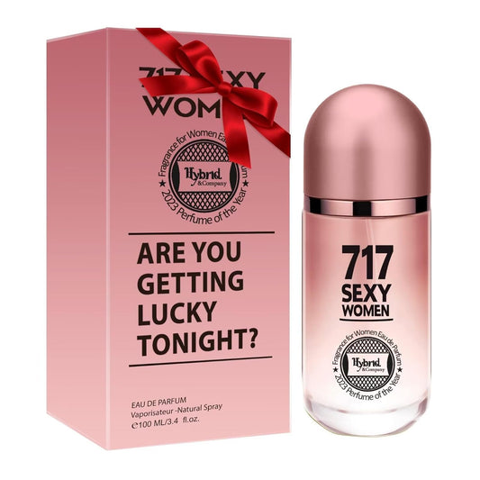 Hybrid & Company 717 Sexy Women Fragrance for Women Eau De Parfum Natural Spray Sweet Scent, 3.4 Fl Oz