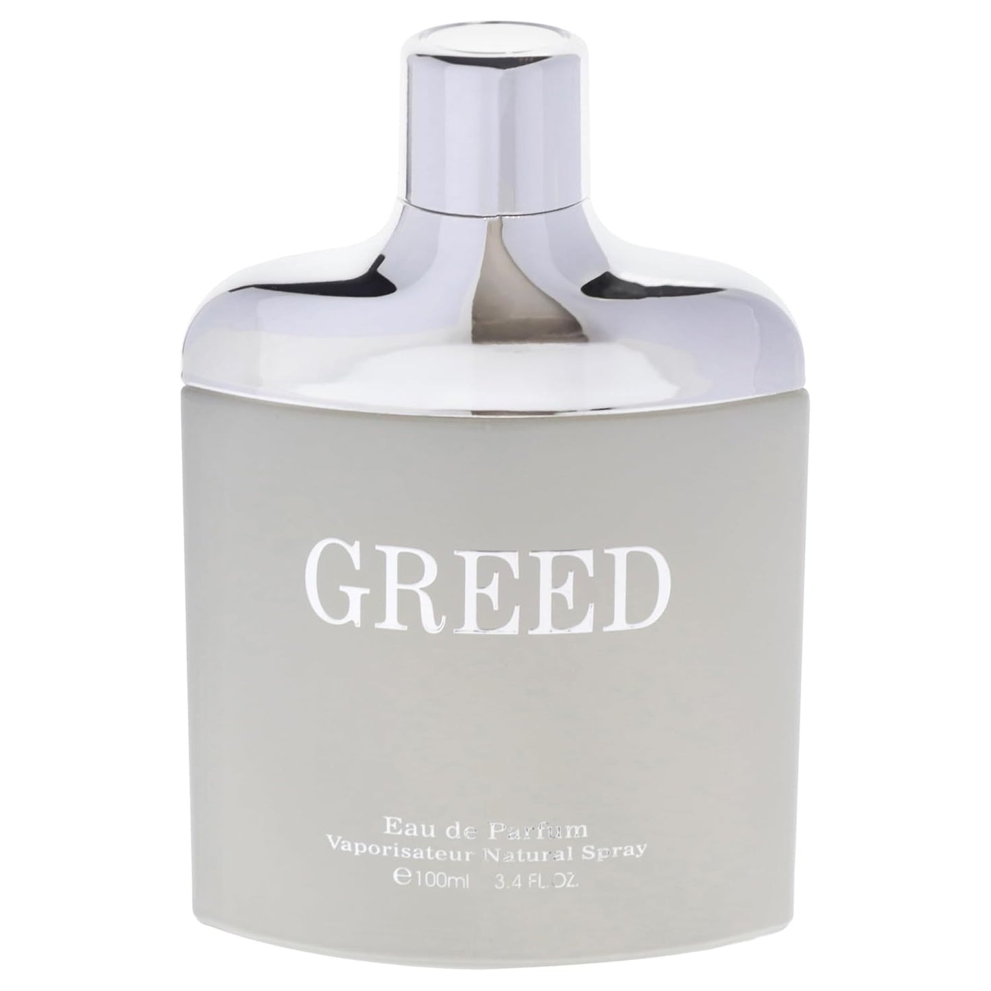 Greed Silver - Cologne for Men - Amber, Bergamot Fragrances - Long Lasting Perfume for Men - Jasmine, Vanilla Eau de Parfum - 3.4 oz