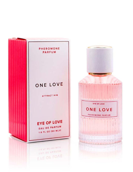 Eye of Love One Love Pheromone Perfume for Women - Romantic Floral Cologne with Rose Jasmine Vanilla - Plant-Based Long Lasting Fragrances for Special Moments - 50ml/1.6fl oz