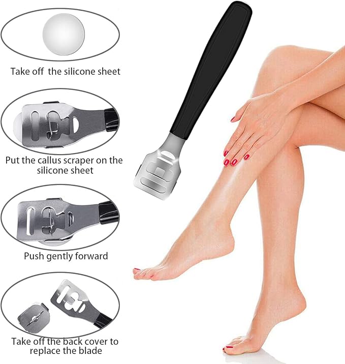 36 in 1 Pedicure Kit, Professional Pedicure Tools Foot Rasp Foot Dead Skin Remover for Home & Salon Care
