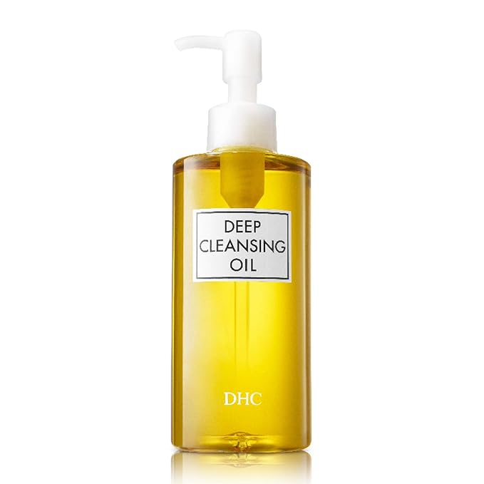 DHC Deep Cleansing Oil, Facial Cleansing Oil, Makeup Remover, Cleanses without Clogging Pores, Residue-Free, Fragrance and Colorant Free, All Skin Types, 6.7 fl. oz.