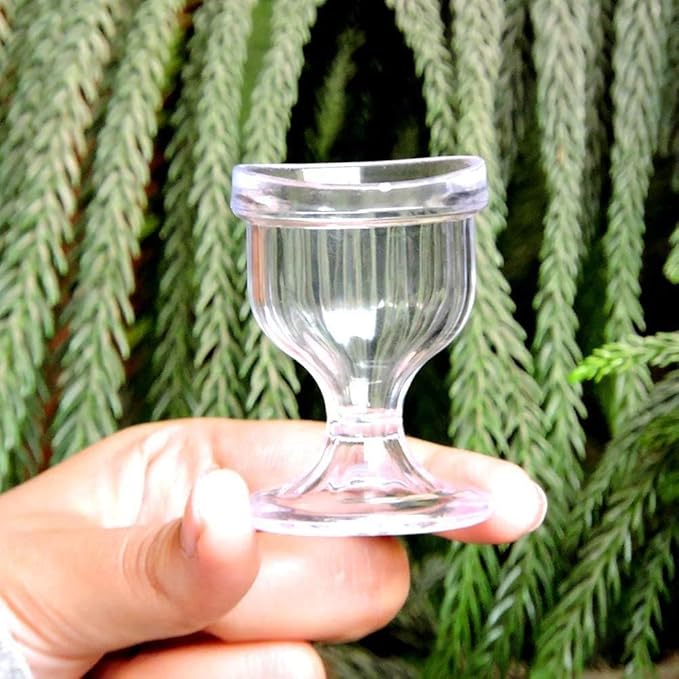 Ancient Impex Eye Wash Cup Set Of 2 - Soothing Relief From Allergens, Irritants, Makeup, Dust, Dry Eyes