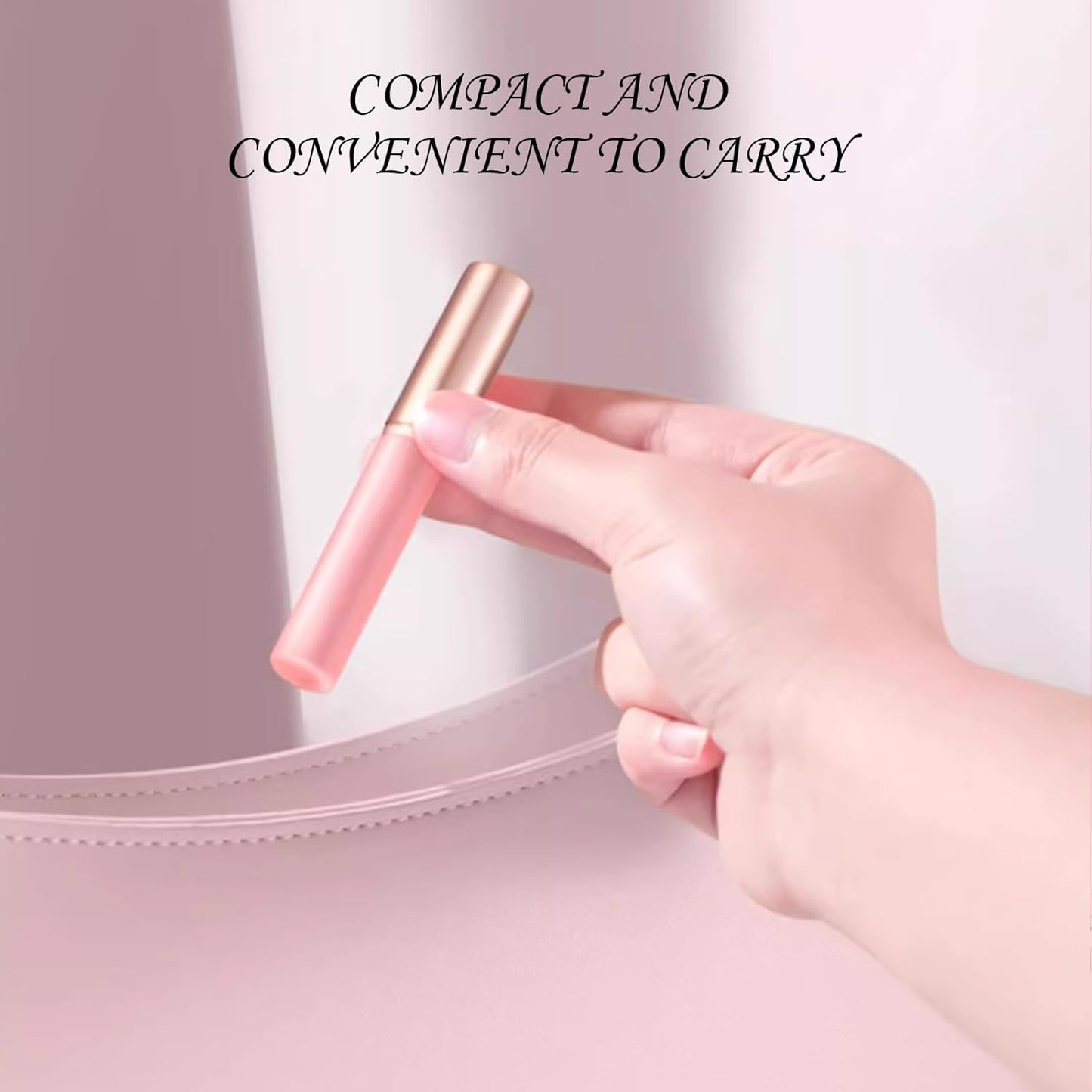 6 PCS Silicone Lip Applicator, Lip Balm Brush with Cap for Lipstick Lip Gloss(Pink & Gray)