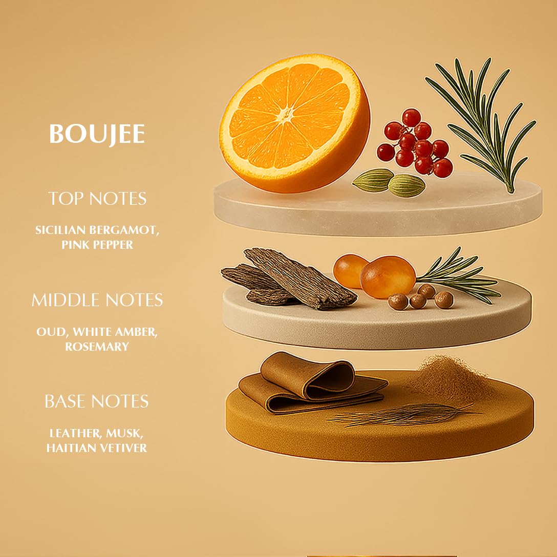 EZE Elevate Range Boujee Perfume For Men & Women - 75ml|Long Lasting Fragrance | Gift For Her & Him | Indulge In A Luxurious, Fragrance That Captures Timeless Elegance & Strength