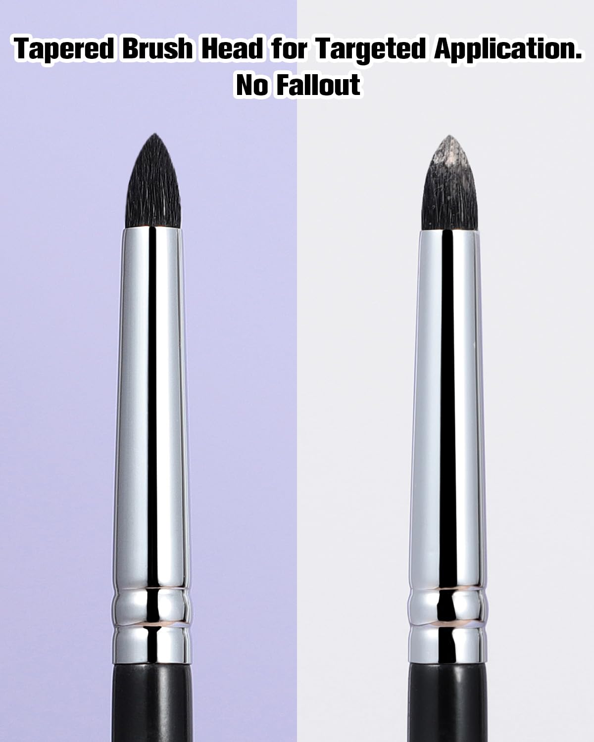 EIGSHOW Small Smudge Brush for Precise Eye Brightening and Under Eye Highlighting (E834)