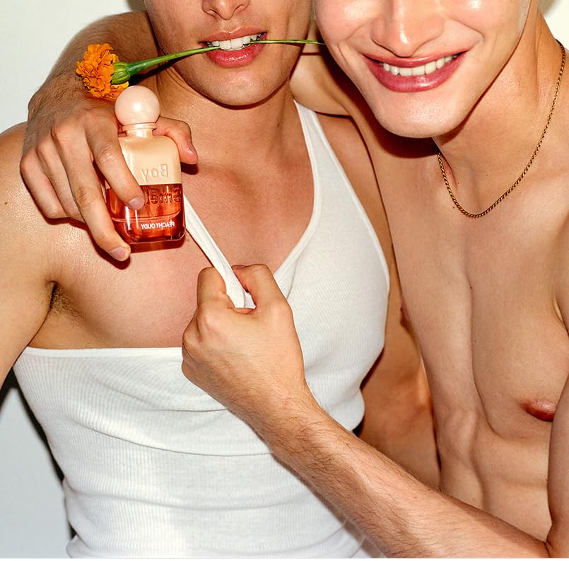 Boy Smells Peachy Oudy Eau de Parfum – Peach, Mimosa, Marigold and White Oud Scent – Fruity Woody Unisex Perfume – Everyday Body Fragrance – Signature Glass Spray Bottle – 50ml