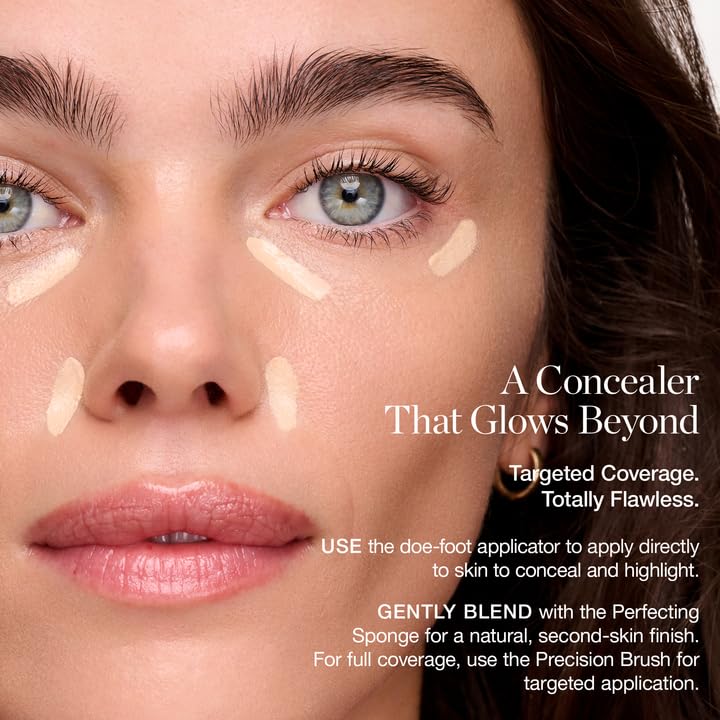 Ogee Complexion Perfecting Under Eye Concealer - Certified Organic Full Coverage Concealer - Buildable Coverage - BIRCH 0.25N - Fair (Neutral Undertones)