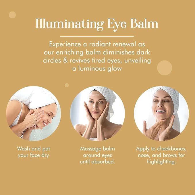 Vitamin C Eye Balm – Dermatologist-Tested, Anti-Aging, Korean Skin Care – Reduces Dark Circles, Puffiness & Fine Lines – Hydrating – Vegan, Clean Beauty, Cruelty-Free – 0.52 FL. Oz