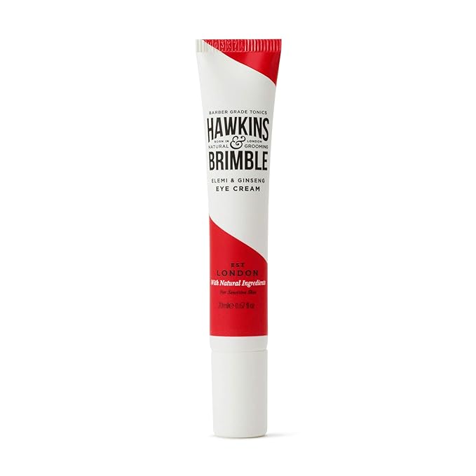 Hawkins & Brimble - Under Eye Cream for Mens, 20ml - Mens Dark Circles Eye Cream - Eye Repair Cream for Puffy Eyes, Energising, Hydrating, Anti Ageing & Anti Wrinkle - Late Night Recovery 40's & 50's