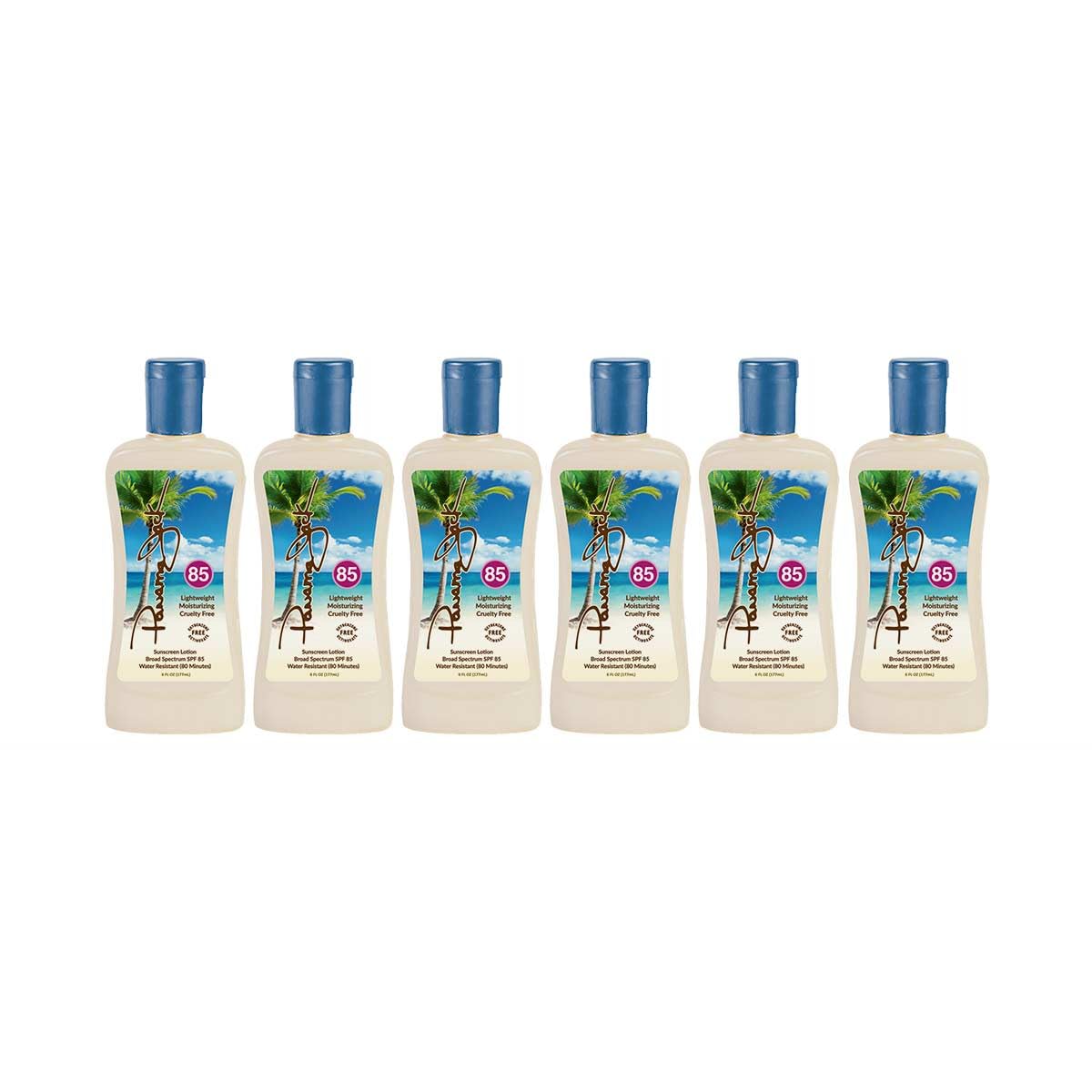 Panama Jack Sunscreen Suntan Lotion - SPF 85, Broad Spectrum UVA/UVB Protection, PABA, Paraben, Gluten & Cruelty Free, 6 FL OZ (Pack of 12)